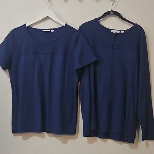 d &Co t shirt and jacket  L